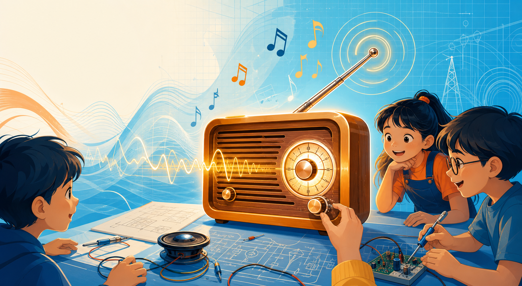 Ảnh bìa bài viết: Chiếc radio biết hát